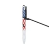USA flag patterned pen with cable attachment