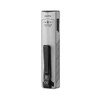 Olight Stonewashed Gray ArkPro EDC Flashlight Back View with Black Pocket Clip and 250 Years Engraving for Daily Carry