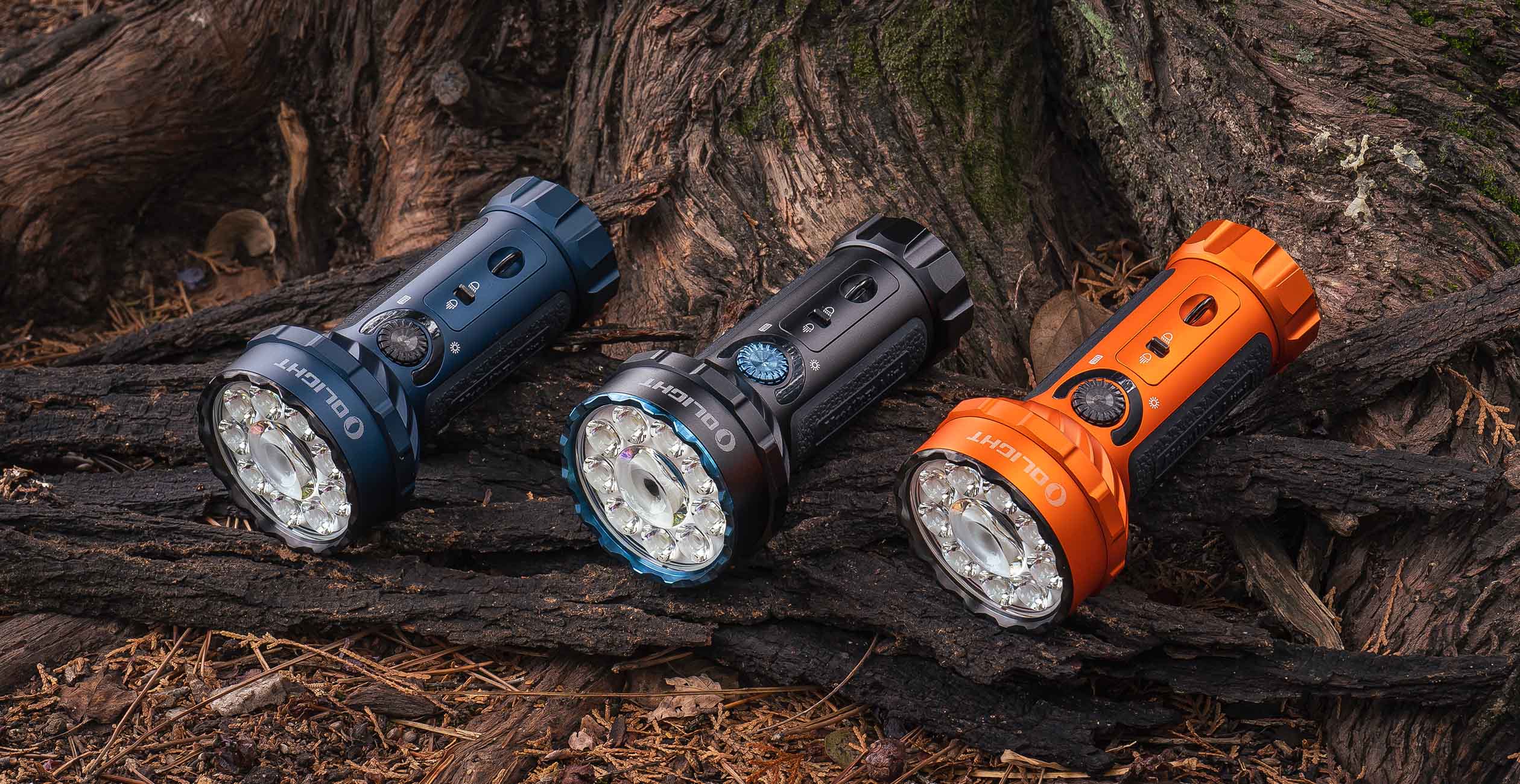 Marauder Mini 7000 Lumen LED Flashlight Dual Beam RGB Outdoor - Olight