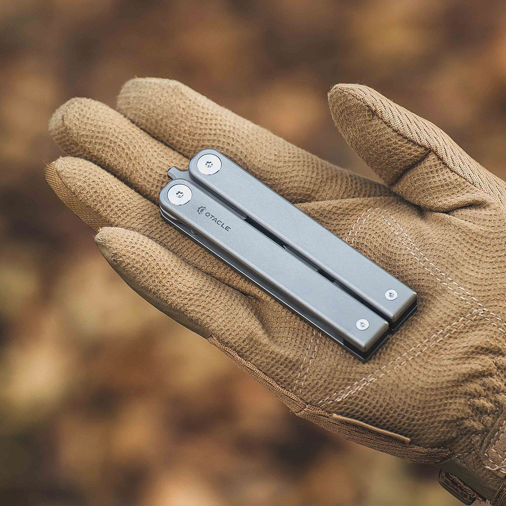 Otacle T1 Titanium Butterfly Pry Bar 6 Function Magnetic EDC Tool 