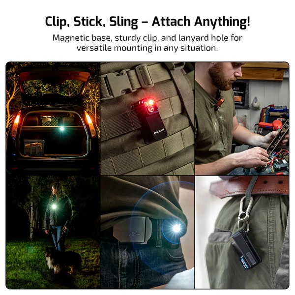 オーライト (olight)//Oclip Pro//限定色スノーフレークレッド olight-oclip-pro-snowflake-red
