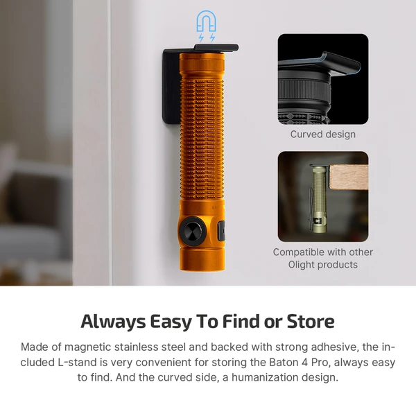 Baton 4 Pro EDC Flashlight - 1600 Lumens USB-C - Olight
