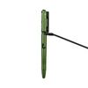 Olight OPen 3 rechargeable penlight in olive green, USB-C cable charging, textured grip, white background.