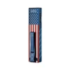 Olight USA Flag ArkPro Flat Flashlight Back View with Pocket Clip for Everyday Carry and Outdoor Use