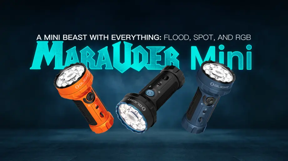 6 reasons why you need the Olight Marauder Mini- powerful flashlight
