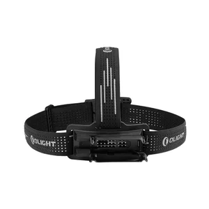 Olight Black Headlamp Headband Front View for Secure Hands-Free Lighting During Outdoor Activities