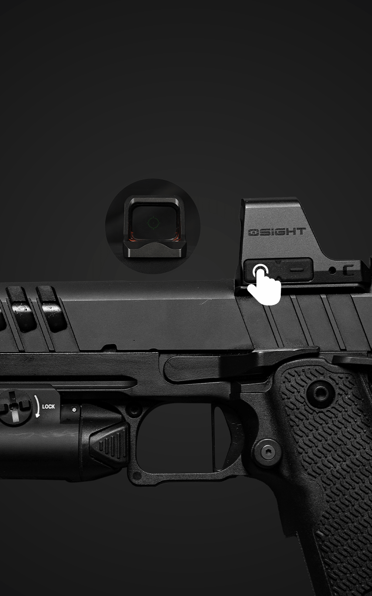 Osight C Red Dot Sight Multi Reticle Open Reflex Pistol Optic