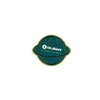 Olight teal and gold planet-themed collectible pin with "Illuminate Your World" slogan.