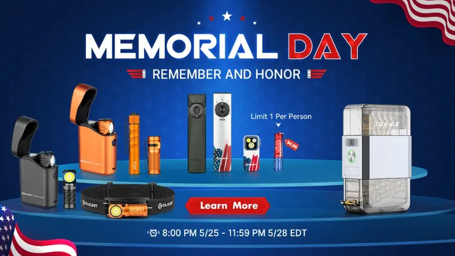 Olight Memorial Day Event 2025: 6 Highlights & New Releases