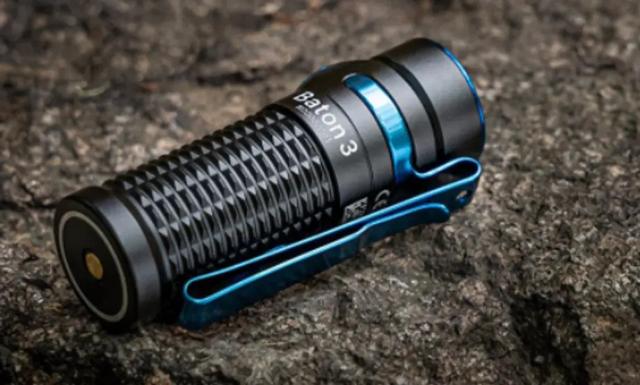 Wireless Charging Olight Baton 3 EDC Flashlight - Premium Edition