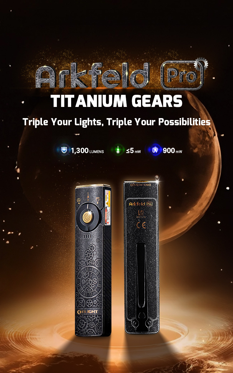 Olight オーライト Arkfeld PRO チタン 歯車 18周年 1個 Olight オーライト Arkfeld PRO チタン 歯車 18周年 1個 - メルカリ