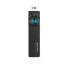 Olight Black ArkPro Flashlight Front View with CW Cool White Laser UV Mode Selector Dial for Everyday Carry