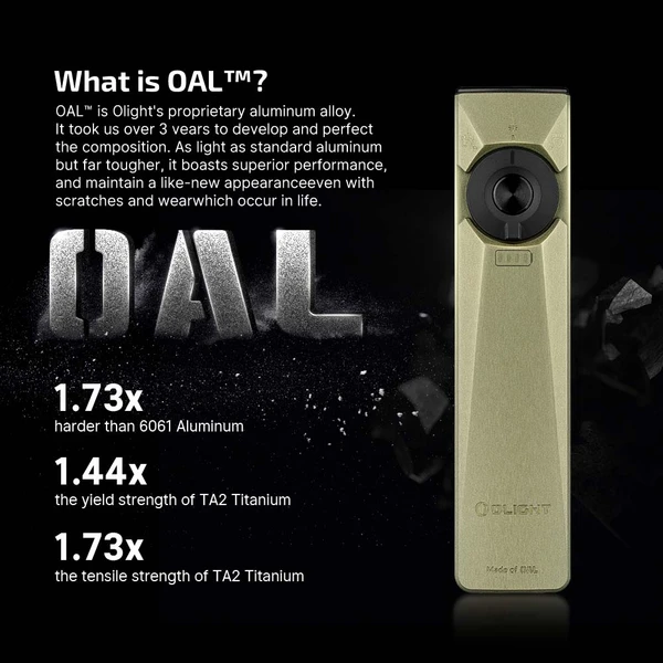 Olight Arkfeld Ultra 初のOAL™合金製3-in-1ライト Arkfeld Ultra EDC Flashlight triple output ultra tough aluminum