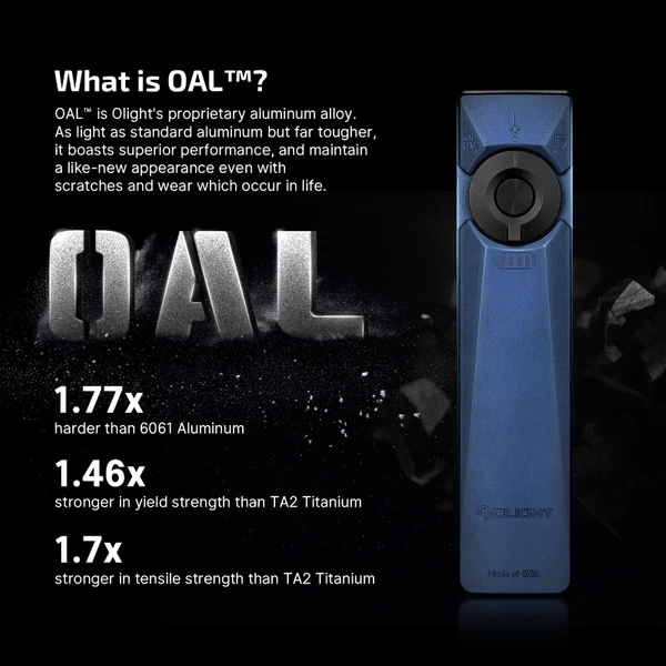 オーライト　Arkfeld Ultra OALアルミニウム合金製　ネイビーブルー Arkfeld Ultra Class 1- Olight Japan