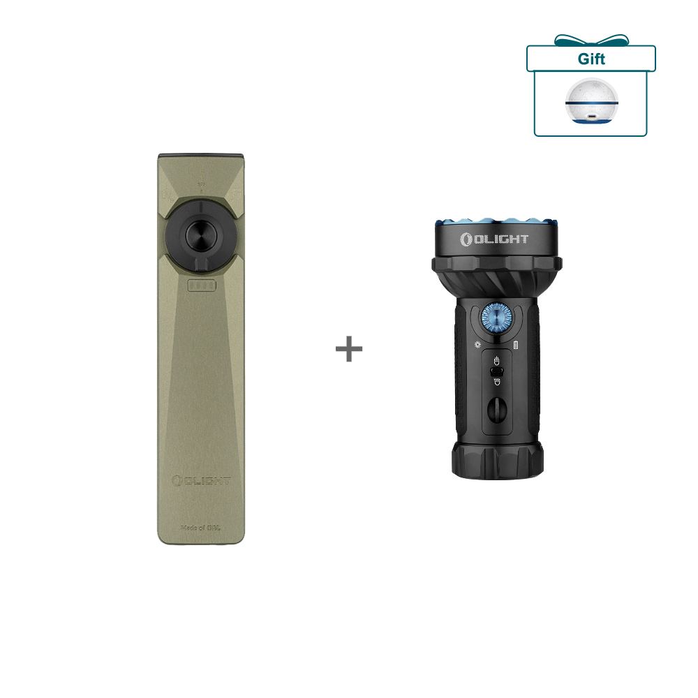 Arkfeld Ultra EDC Flashlight 3-in-1 UV Laser Light Bundle Sphere C