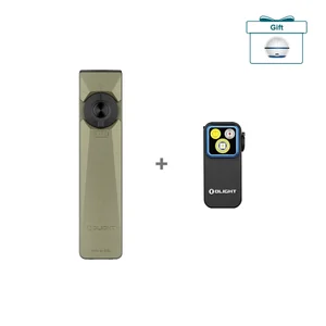 Olight Arkfeld Pro OD Green Flat Flashlight with Oclip and Sphere C Gift Bundle for EDC and Outdoor Use