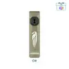 Olight OD Green Arkfeld Ultra Flat Flashlight Front View with Eagle Engraving and Cool White LED for EDC and Tactical Use