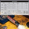 Olight Patriotic US Flag ArkPro EDC Flashlight Shining on Vintage Map showing Specs for Outdoor Tactical Use