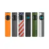 Olight ArkPro USA Flag Flashlight Front View with Flat Body and Multi Light Selector for Everyday Carry