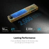Olight Gold ArkPro Ultra Flashlight Internal Battery View with 2000mAh Capacity and 14 Days Runtime Features