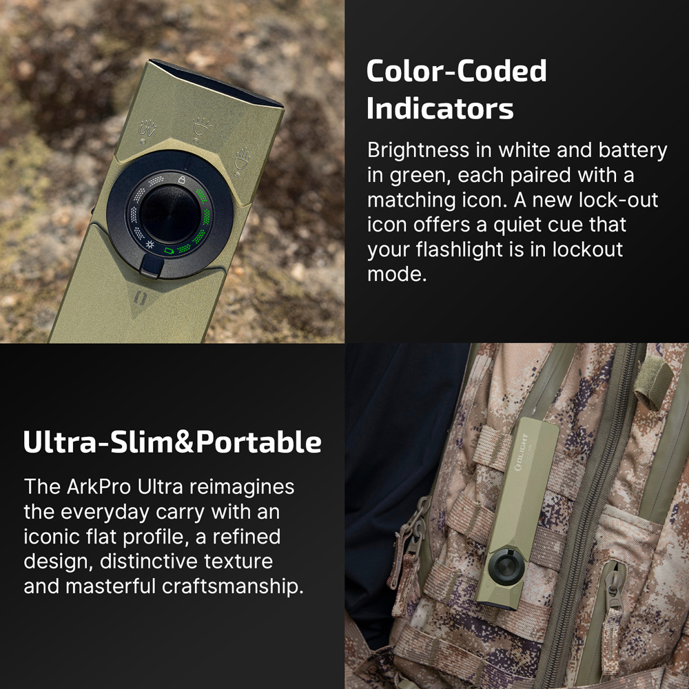 ArkPro Ultra EDC Flashlight 1700 Lumens UV Light 14 Day Runtime