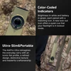 Olight Green ArkPro Ultra Flat Flashlight with Color-Coded Indicators and Lock-Out Mode for Everyday Carry