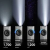 Olight ArkPro Ultra Flashlight showcasing Pure Flood, Spotlight, UV Light, and Green Beam modes for versatile illumination