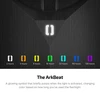 Olight ArkPro ArkPro Ultra flashlight ArkBeat indicator showing battery life in various colors.
