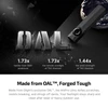 Olight ArkPro Ultra black OAL body for extreme durability and resistance to scratches, breaking, and dents for heavy outdoor use.