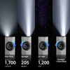 Olight ArkPro Ultra Flashlight showing Pure Flood, Spotlight, UV Light, and Green Beam modes with rotary dial selection