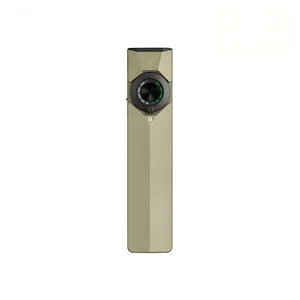 Olight ArkPro Ultra Green Front View with Rotating Knob and UV Light for Everyday Carry