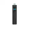 Olight Black ArkPro EDC Flashlight Front View with Rotary Switch and Indicator Lights for Everyday Carry