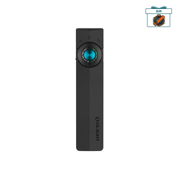 Olight Black ArkPro EDC Flashlight with Rotating Switch for Everyday Carry