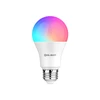 Olight Aurevo Smart LED Light Bulb showing vibrant multicolor RGB glow for home lighting and ambiance creation