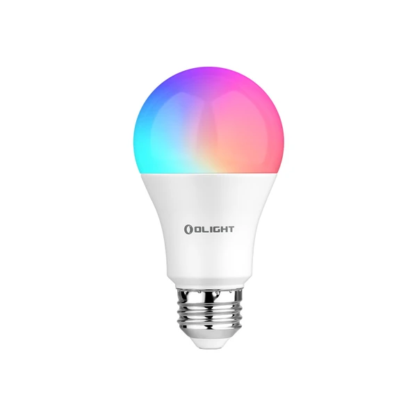 Olight Aurevo Smart LED Bulb with Vibrant Multicolor RGB Lighting for Creative Home Atmosphere and Party Decor