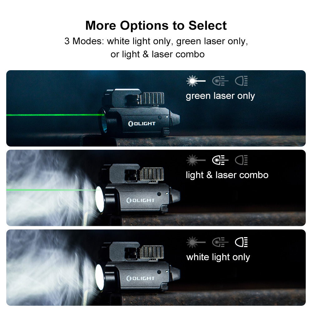 Baldr Mini 600LM Green Laser RL Mini Red Laser Tactical Light