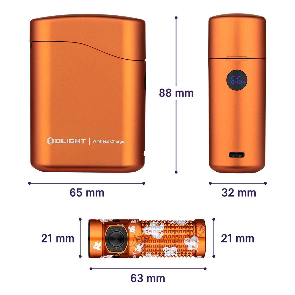 Baton 4 Premium Powerful Mini EDC Flashlight 1300 Lumens Olight