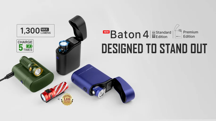 Baton 4 Review-Powerful EDC Flashlight 1300 Lumens