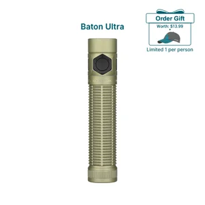 Baton Ultra flashlight, order gift baseball cap worth $13.99. Limited to one per person.