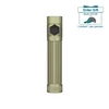 Olight OD green flashlight with patterned body and a free baseball cap order gift