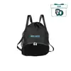 Black Olight drawstring bag with mesh pockets and zip compartment, gift box with panda logo.