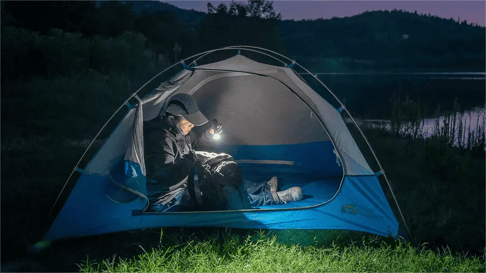 hiking flashlight for camping