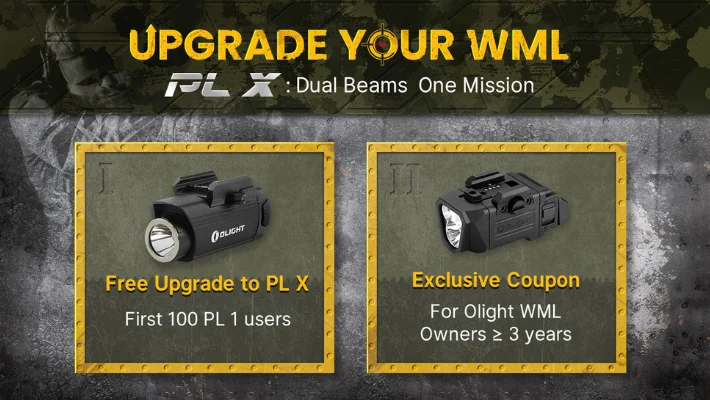 Olight Arkflex Lampe EDC d'Angle Auto-Développée 85 Mètres 1000 Lumens