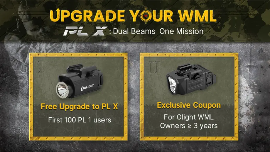 Olight "Renewed Light" Reunion: Upgrade Your WML to the PL X