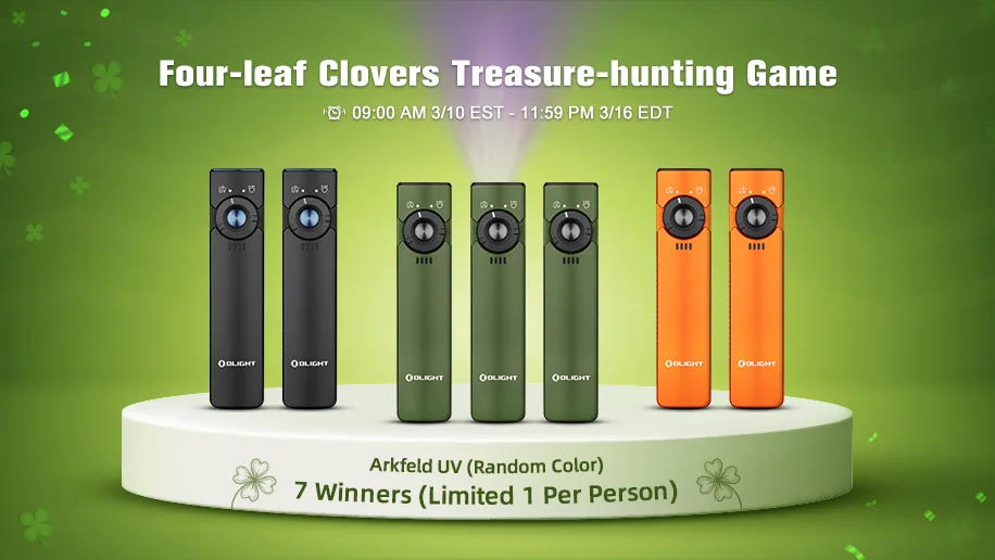 Olight Four-leaf Clovers Treasure-hunting Game Calls! [Giveaway]