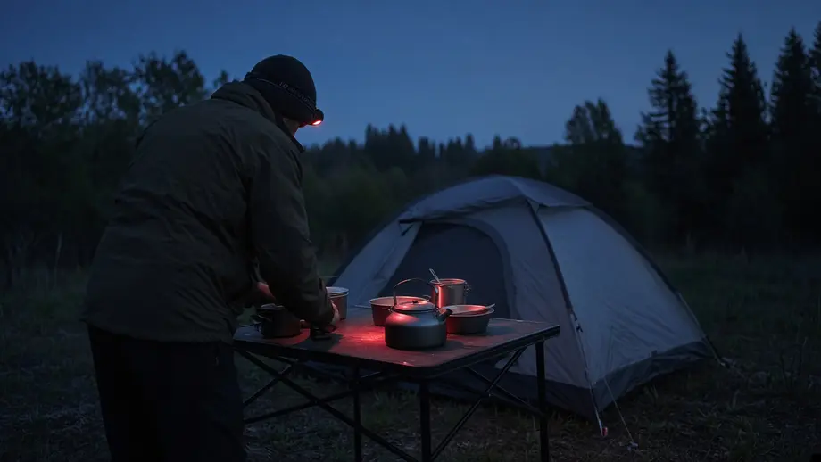 Best Camping Headlamp 2026: Low Mode, Red Light, Camp Chores Scored