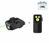Olight Black Osight R Tactical Light with Green Laser and Compact Companion Flashlight Combo for Self-Defense and Hunting
