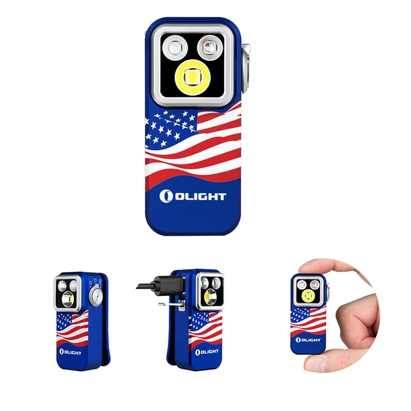 Oclip Pro S EDC Clip Flashlight UV RGB Magnetic Portable 600lm