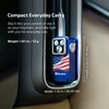 Olight Blue Oclip Pro S with American Flag design, showcasing compact everyday carry for general lighting.