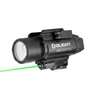 Olight Black Baldr Pro R Weapon Light with Green Laser and Integrated Rechargeable Battery for Tactical Use